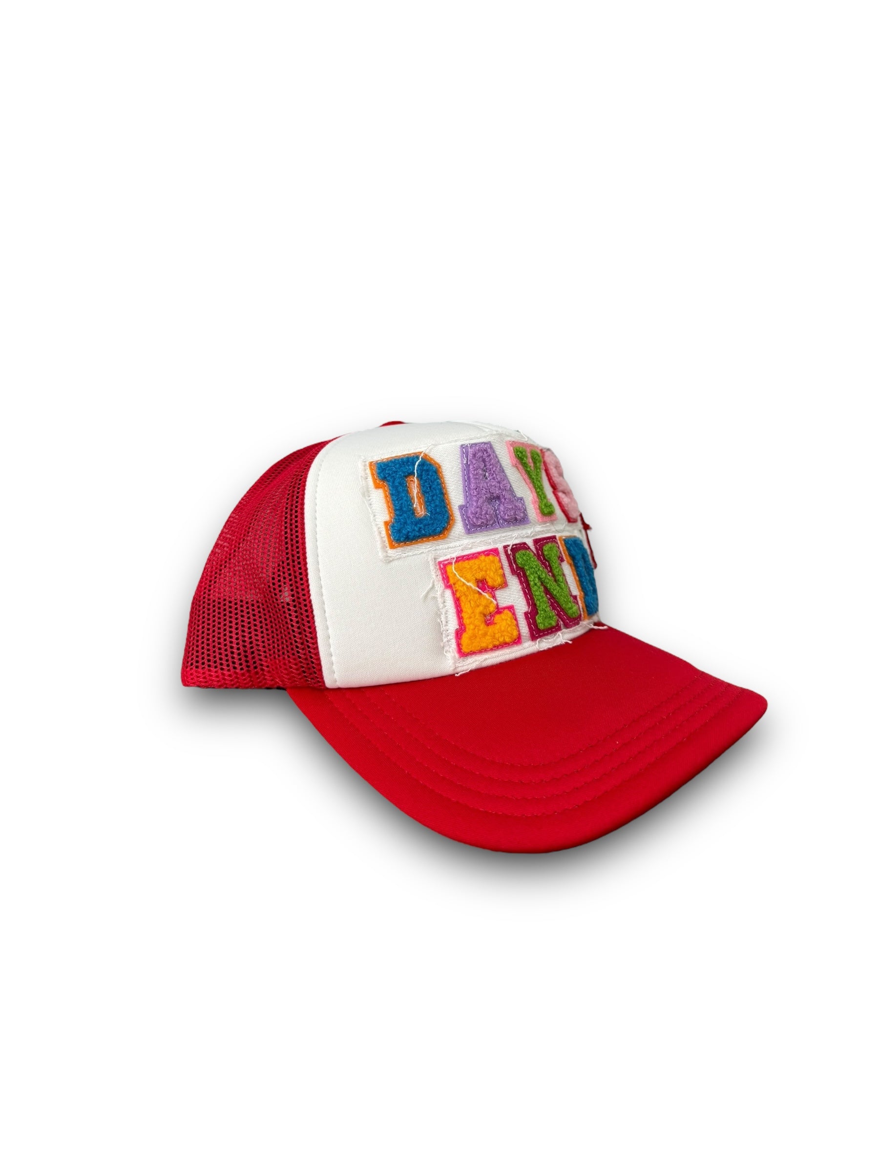 Red Alphabet Trucker