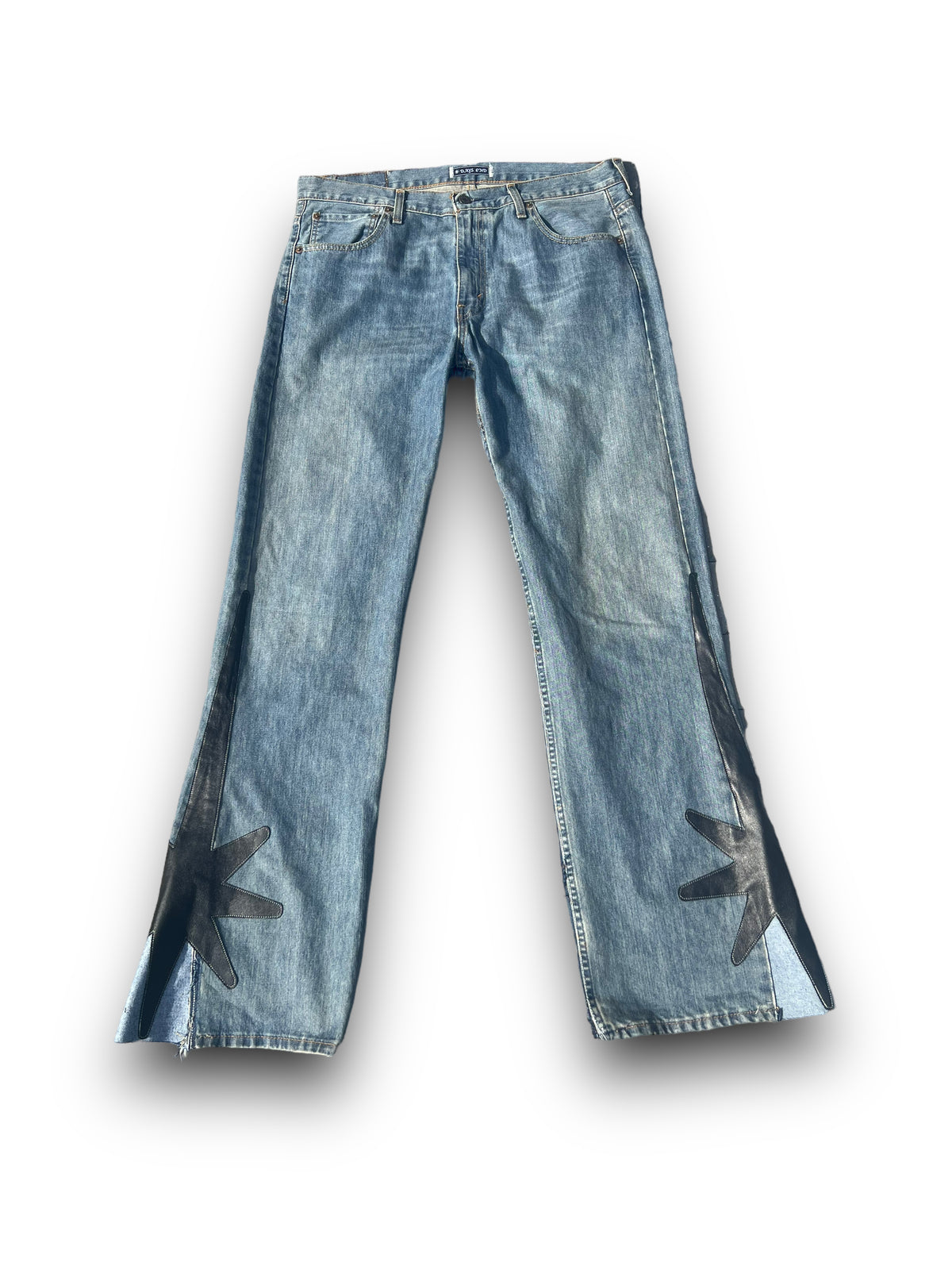 Side-Star Flared Denim