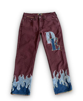 Flames of Anarchy Denim