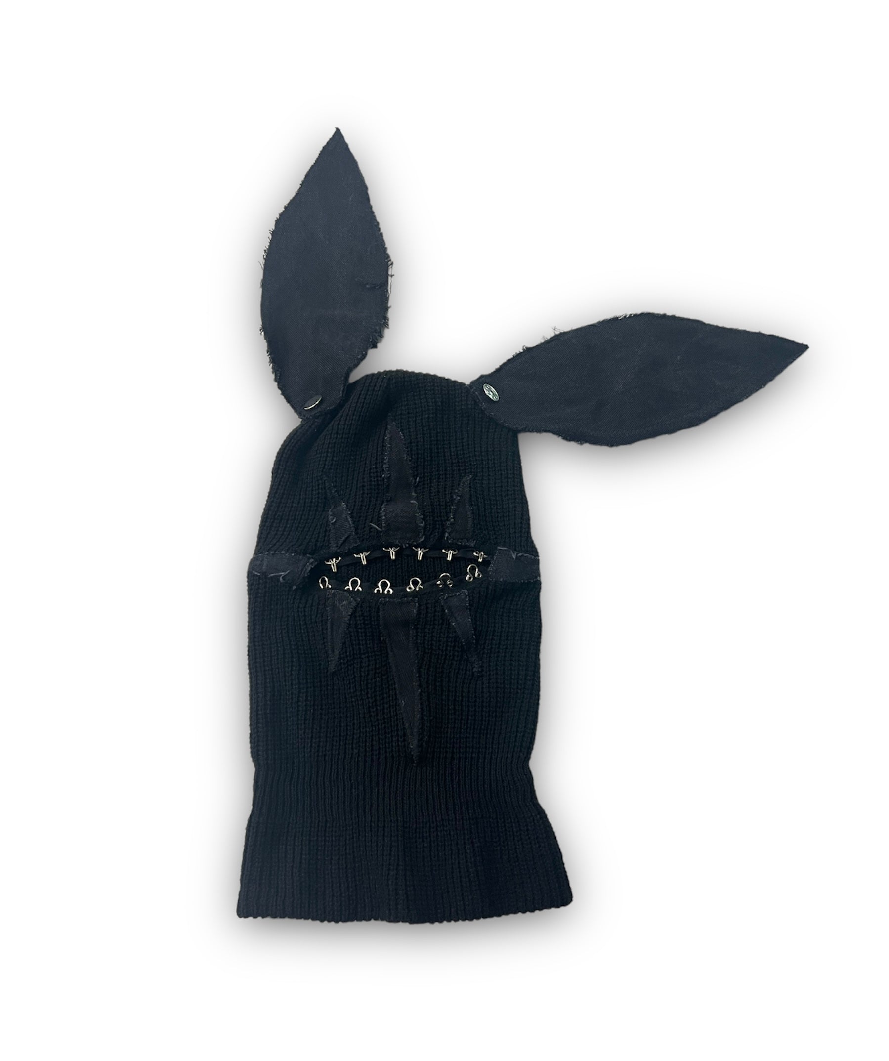 Face Clip Bunny Ear Balaclava